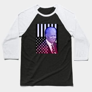 Joe Biden Portrait Baseball T-Shirt